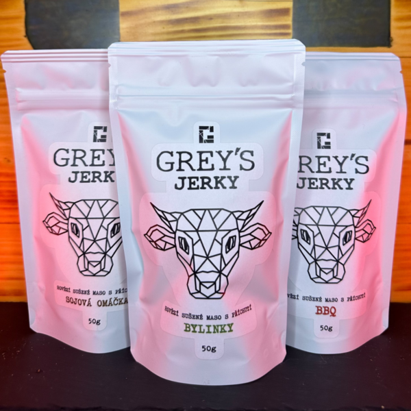 Grey’s Jerky TRIO: Hovězí Výběr